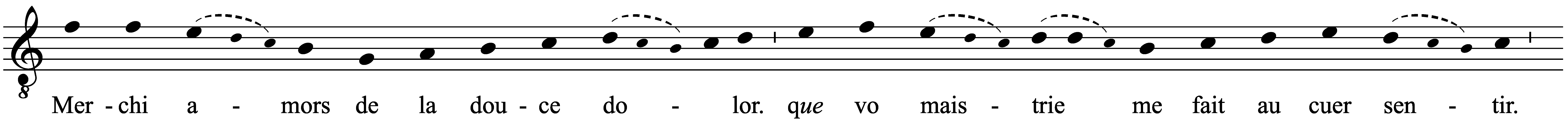 Work musical notation